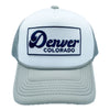 Kid's Denver, Colorado Hat (Ages 2-12) - Retro Denver Trucker Snapback Toddler Hat / Kid's Hat