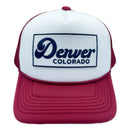 Kid's Denver, Colorado Hat - Retro Denver Trucker Snapback Kid's Hat-6