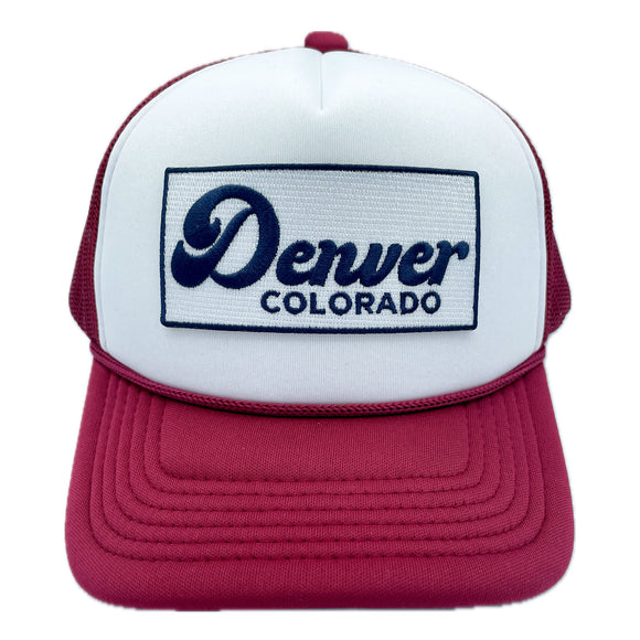 Kid's Denver, Colorado Hat - Retro Denver Trucker Snapback Kid's Hat