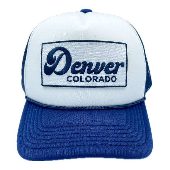 Kid's Denver, Colorado Hat - Retro Denver Trucker Snapback Kid's Hat