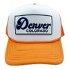 Kid's Denver, Colorado Hat (Ages 2-12) - Retro Denver Trucker Snapback Toddler Hat / Kid's Hat