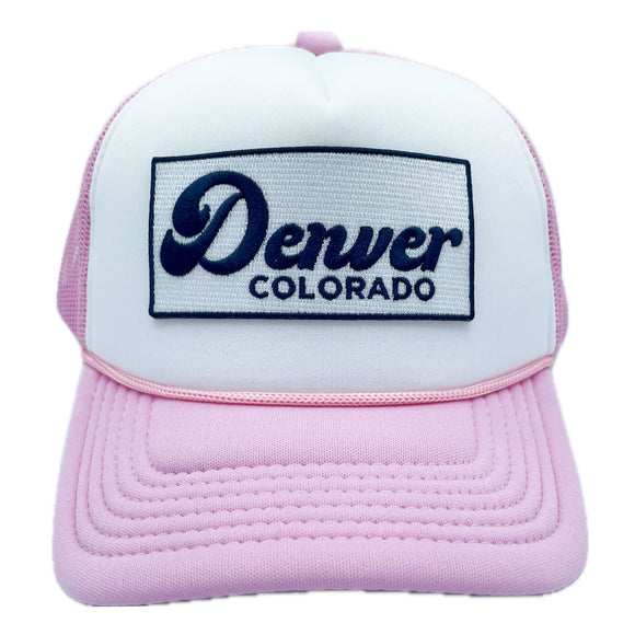 Kid's Denver, Colorado Hat - Retro Denver Trucker Snapback Kid's Hat