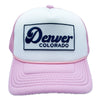 Kid's Denver, Colorado Hat (Ages 2-12) - Retro Denver Trucker Snapback Toddler Hat / Kid's Hat