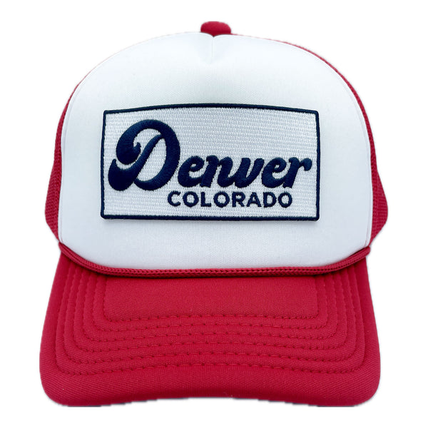 Kid's Denver, Colorado Hat (Ages 2-12) - Retro Denver Trucker Snapback Toddler Hat / Kid's Hat