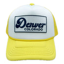 Kid's Denver, Colorado Hat - Retro Denver Trucker Snapback Kid's Hat-10