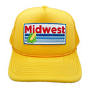 Midwest Trucker Hat - Retro Corn Midwest Snapback Hat-2