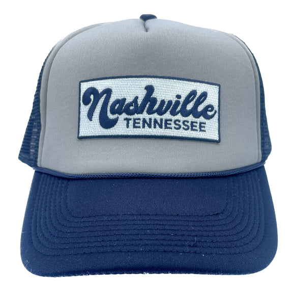 Nashville, Tennessee Trucker Hat - Retro Snapback Nashville Hat