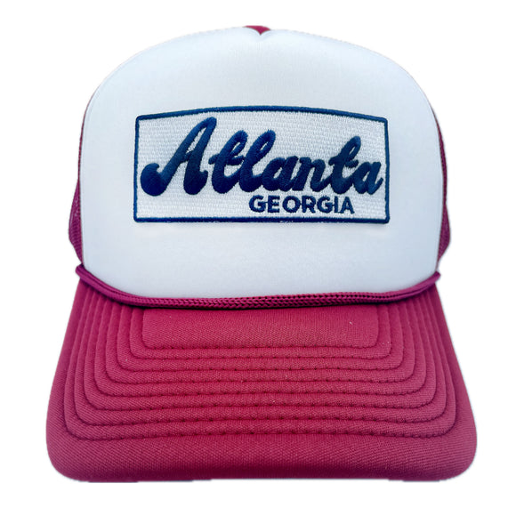 Atlanta, Georgia Trucker Hat - Retro Snapback Atlanta Hat