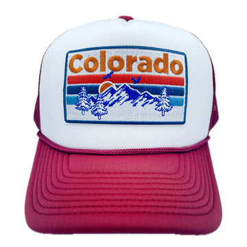 Colorado Trucker Hat - Retro Colorado Snapback Hat - 0
