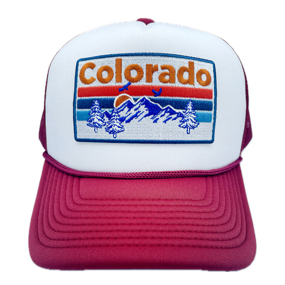 Colorado Trucker Hat - Retro Colorado Snapback Hat