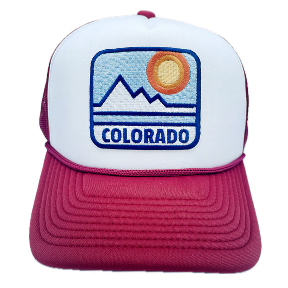 Colorado Trucker Hat - Retro Colorado Snapback Hat