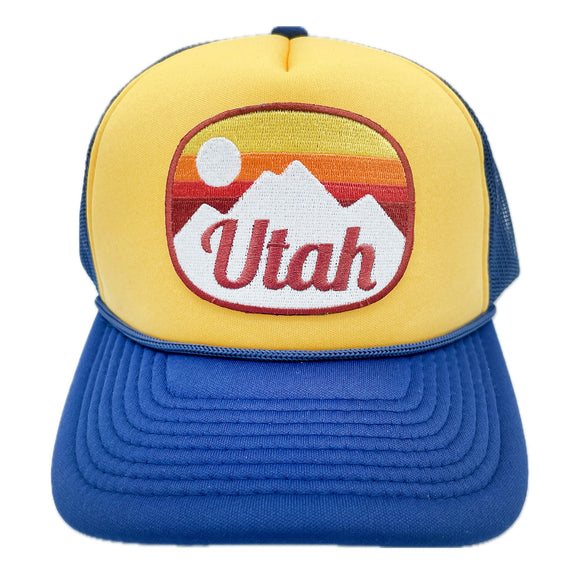Utah Trucker Hat - Retro Utah Snapback Hat