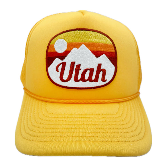 Utah Trucker Hat - Retro Utah Snapback Hat