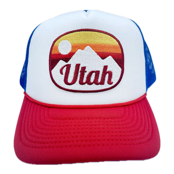 Utah Trucker Hat - Retro Utah Snapback Hat