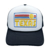 Texas Trucker Hat - Retro Sun Texas Snapback Hat