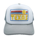 Texas Trucker Hat - Retro Sun Texas Snapback Hat-3