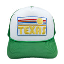 Texas Trucker Hat - Retro Sun Texas Snapback Hat-4