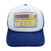 Texas Trucker Hat - Retro Sun Texas Snapback Hat