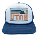 Utah Trucker Hat - Retro Mountain Utah Snapback Hat-6