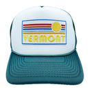 Vermont Trucker Hat - Retro Sun Vermont Snapback Hat-3