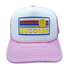 Wisconsin Trucker Hat - Retro Sun Snapback Wisconsin Hat