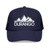 Kids Durango, Colorado Trucker Hat - Youth Snapback Cap on white background