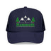 Kids Mammoth, California Trucker Hat Foam Mountain Youth Cap on white background