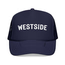 Kids Westside Trucker Hat - Youth Snapback Cap on white background