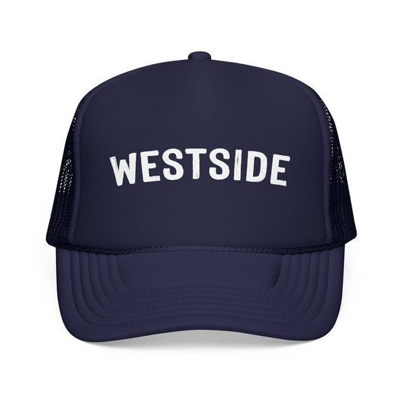 Kids Westside Trucker Hat - Youth Snapback Cap on white background