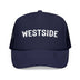 Kids Westside Trucker Hat - Youth Snapback Cap on white background