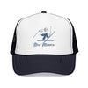 Kids New Mexico Snow Ski Trucker Hat - Youth Snapback Cap