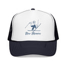 Kids New Mexico Snow Ski Trucker Hat - Youth Snapback Cap