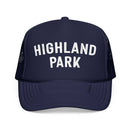 Kids Highland Park, Illinois Trucker Hat - Youth Snapback on white background