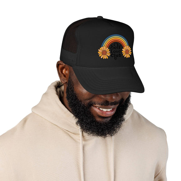 Kids Self Love Club Trucker Hat Boho - Youth Snapback Cap