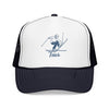 Kids Taos, New Mexico Snow Ski Trucker Hat - Youth Snapback