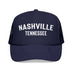 Kids Nashville, Tennessee Trucker Hat - Youth Snapback Cap on white background