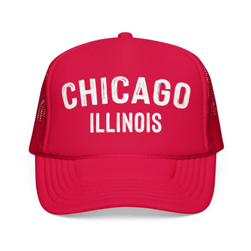 Kids Chicago, Illinois Trucker Hat - Youth Snapback Cap