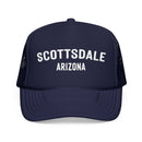 Kids Scottsdale, Arizona Trucker Hat - Youth Snapback Cap on white background