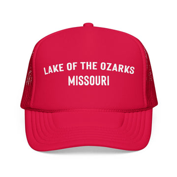 Kids Lake of the Ozarks, Missouri Trucker Hat - Youth Cap on white background