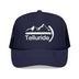 Kids Telluride, Colorado Trucker Hat Foam Boulder Youth Cap on white background