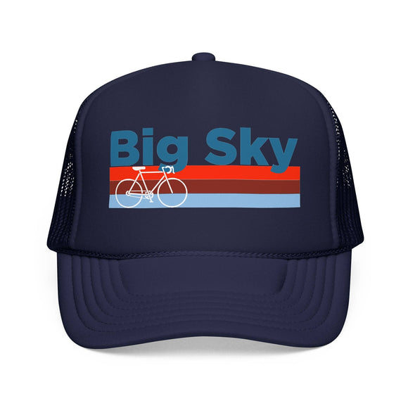 Kids Big Sky, Montana Trucker Hat Foam Bike - Youth Snapback