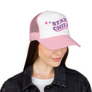 Kids Stay Chill Trucker Hat Boho - Youth Snapback Cap