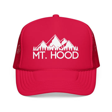 Kids Mt. Hood, Oregon Trucker Hat - Youth Snapback Cap
