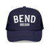 Kids Bend, Oregon Trucker Hat - Youth Snapback Cap on white background