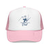 Kids Vail, Colorado Snow Ski Trucker Hat - Youth Snapback on white background