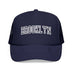 Kids Brooklyn, New York Trucker Hat Vintage College Foam Mes on white background