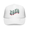 Kids XOXO Trucker Hat Boho - Youth Snapback Cap on white background