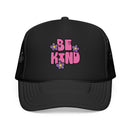 Kids Be Kind Trucker Hat Boho - Youth Snapback Cap
