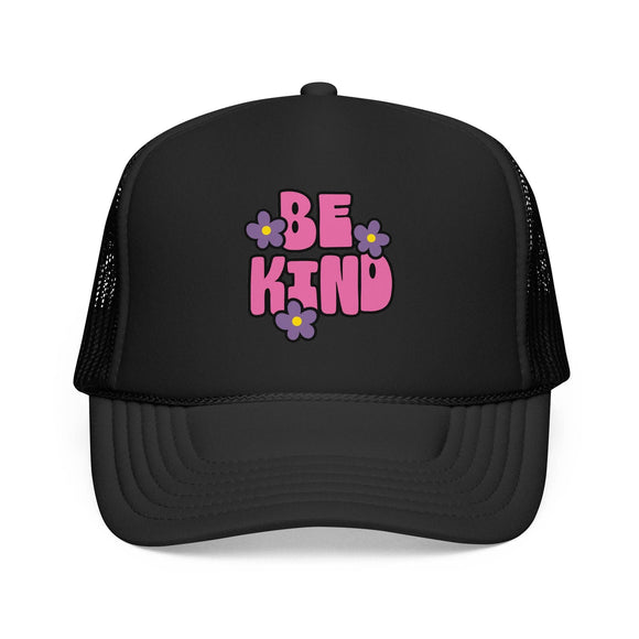 Kids Be Kind Trucker Hat Boho - Youth Snapback Cap