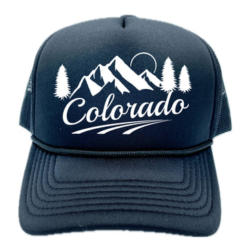 Kid's Colorado Trucker Hat - Retro Snapback Trucker Youth Hat - 0
